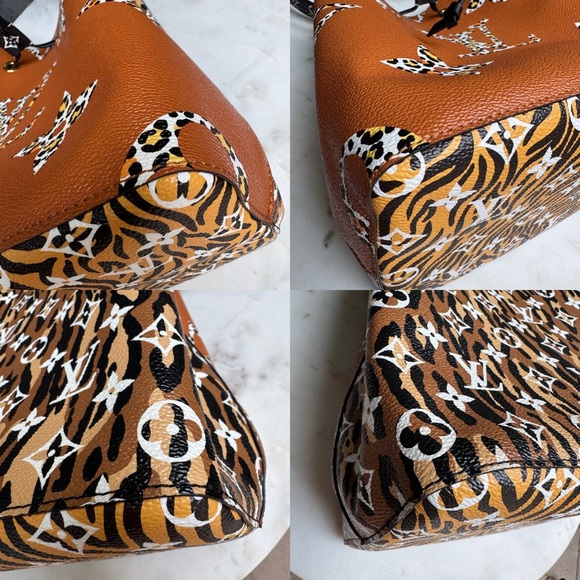 Louis Vuitton Giant Monogram Jungle NeoNoe Drawstring Bucket Crossbody - Picture 11 of 15